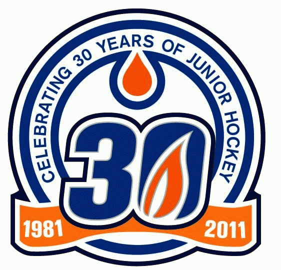 kamloops blazers 2011 anniversary logo iron on heat transfer